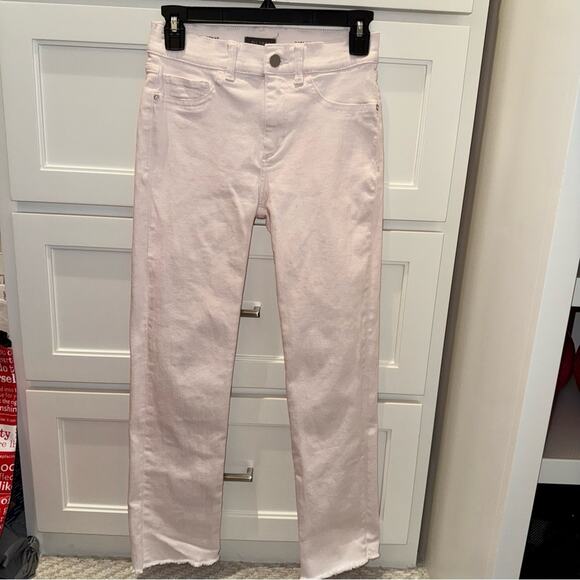 DL1961 Mara Instasculpt Straight Leg Ankle Jeans in Rose Lychee 26 - Picture 2 of 9